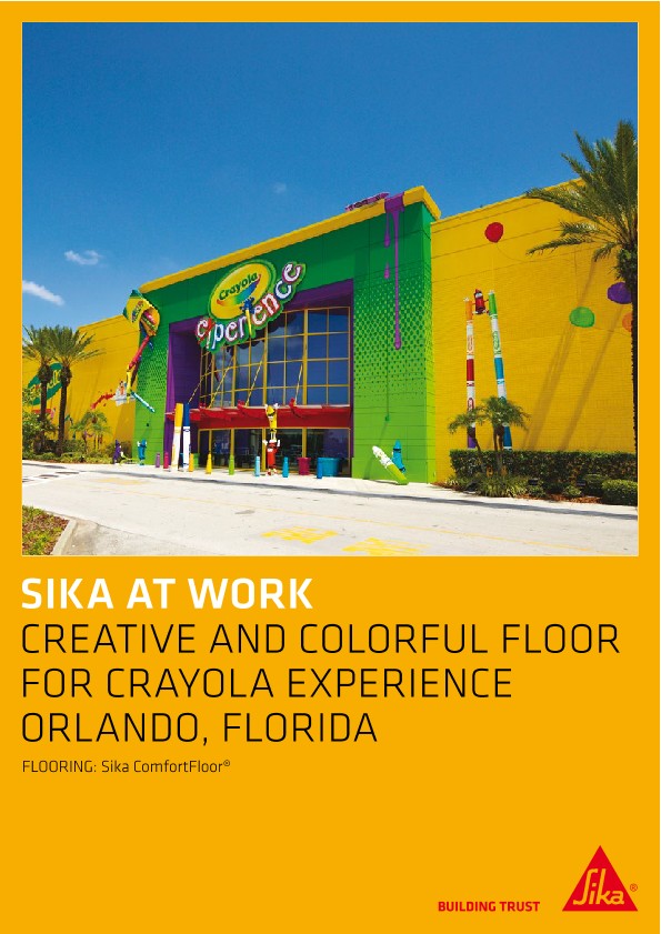 Floor for Crayola Experience Center in Orlando, Florida, USA